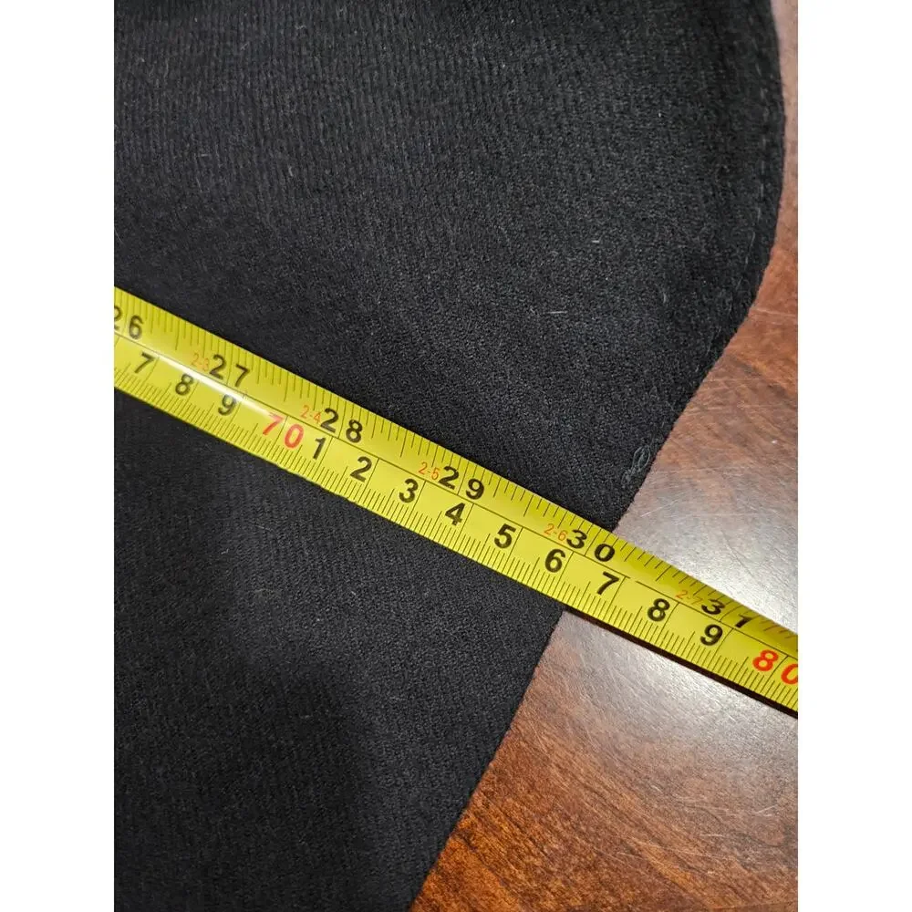 Vintage Giorgio Sant’Angelo Black Wool Blazer Gold Crest Buttons Women’s 22 - Picture 8 of 8